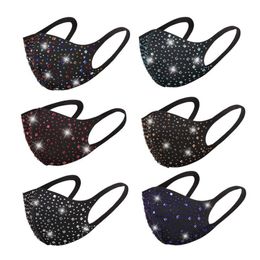 All Diamond Mask Female Star Dust-proof Water Distribution Drill Breathable Christmas Decoration with H6XW726