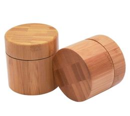 250g Big Size PP Bamboo Bottle Cream Jar Nail Art Refillable Cosmetic Makeup Container Storage Box