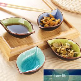 1pcs Chinese-style Gravy Boats Ceramic Leaf Ceramic Tableware Kitchen Restaurant Multi-purpose Sauce Dish Sauce Dish