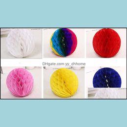 Decorative Flowers & Wreaths Festive Party Supplies Home Garden 4 6 8 10 12 Honeycomb Ball Paper Flower Lantern Wedding Kids Birthday Xmas B