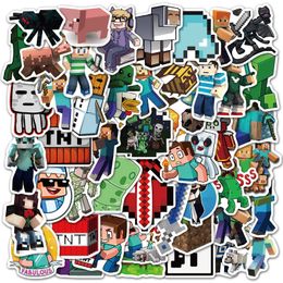 50Pcs Mixed Cartoon Movie Stickers Skateboard Sticker Adventure Gaming Figure Decal For Car Laptop Pad Bicycle Motorcycle PS4 Phone Luggage Guitar