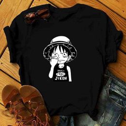Hot Roronoa Zoro T-shirts Graphic Clothes Harajuku Tee Shirt Anime Luffy T-shirt Summer Kawaii Clothing Funny Tops Women Tshirt G220310