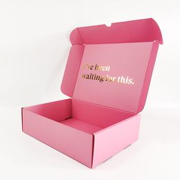 Customised Printed Personalised Ecommerce Corrugated Paper Boxes Mailer Packaging Box With Logo