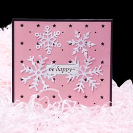 Christmas Snow Flake Metal Cutting Dies Stencils Diy Decorative Embossing Paper Cards