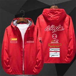 2021 new team f1 racing suit jacket coat custom long-sleeved overalls