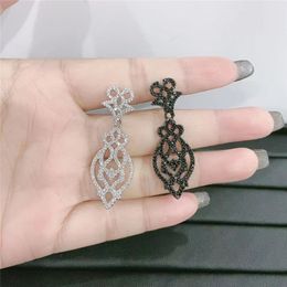 UMGODLY 1PC Luxury Fashion Vine flower Brand Meteor Earring Micro Pave Full Cubic Zirconia Stones Women Jewelry Gift