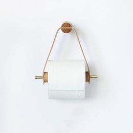 Toilet Paper Holders Nordic Towel Dispenser Wooden Roll Holder For Bathroom Contact Household Storage Rack P1