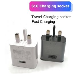 OEM Quality Matte UK Adaptive Fast Charging USB Wall Quick Charger 15W 9V 1.67A 5V 2A Adapter US EU Plug For Samsung Galaxy S20 S10 S9 S8 S6 Note 10 iPhone