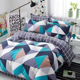 Comfortable bedding sets 100% cotten 4pcs Home Textile Bedroom Duvet Cover Luxury Queen Bedding 210615
