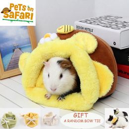 pet rat houses Australia - Small Animal Supplies Winter Warm Comfortable Hamster Cage Pet House Bed Mini Mice Rat Nest Accessories
