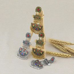 -Dangle Chandelier Bollywood Jewelry tradizionale Etnico Messico Jhumka orecchini per le donne Party Wear Wedding 2 Colors