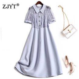 Fashion Short Sleeve Sequined Lace Patchwork Party Dreses Woman Summer Female Clothing Casual Black Sexy Robe Femme 210601