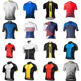 MAVIC team Men's Cycling Short Sleeves jersey Road Racing Shirts Bicycle Tops Summer Breathable Outdoor Sports Maillot S21042905