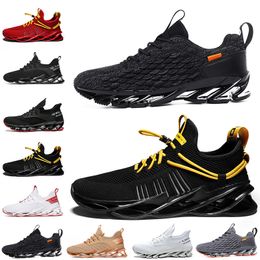 Fashion Non-Brand men women running shoes Blade slip on triple black white all red Grey orange Terracotta Warriors mens trainers outdoor sports sneakers