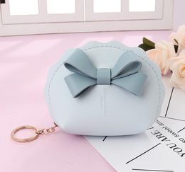 5pcs Coin Purses Women PU Multi-functional Portable Coin Storage Bag Bowknot Preppy Style Jewellery Bags