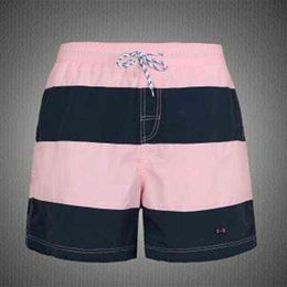 Men's striped Shorts pants patchwork Trunks Beach Board Shorts Pants Mens brand Running Sports casual Surffing shorts H1210