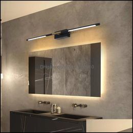 Wall Lamp Home Deco El Supplies & Garden Modern Led Mirror Light 6W 8W 10W Mounted Vanity For Waterproof Bathroom Cabinet Interior Makeup Fi