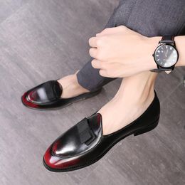 Dress Shoes Men Bowknot Suede Wedding Male Flats Loafers Est Gentlemen Casual Business Leather Formal