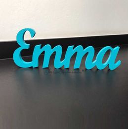 Custom Personalised Wooden Name Signs- Children's Wall Decor Letters s s Letter 210728