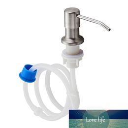 304 Stainless Steel Sink Soap Dispenser Pump Head Extension Silicone Tube Bathroom Hand Washing Cleaning Soap Dispenser