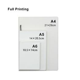 Sublimation Notepads A4 Thermal Transfer Notebook Customized White Blank Notebooks With Inside Sheets A02