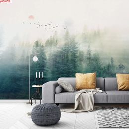 Custom 3D Photo Wallpaper Beautiful Forest Landscape Living Room Sofa Bedroom Background Wall Painting Art Papier Peint Mural 3Dgood quatity