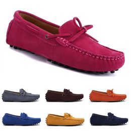 men casual shoes loafers triple black white Watermelon Grey Fuchsia Light Tan Army Green Comfortable Navy soft Rubber mens trainers sneakers jogging walking 12-5