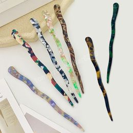 Fashion Chinese Style Hair Sticks Vintage Acetate Chopstick Women Hairpins Wedding Hair Jewellery Hair Accessories