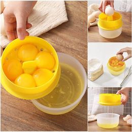 Egg Separator Eggs Yolk Philtre Gadgets Eco Friendly Convenient Plastic White Yolk Sifting Rapid Separate Model