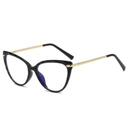 Fashion Sunglasses Frames Cute Cat Eye Glasses Women TR90 Eyeglasses Female Eyewear Myopia Computer Optical Frame Accessories