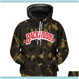 Hoodies & Mens Clothing Apparele-Baihui Backwoods Camouflage Hoodie Streetwear Men And Women Sweatshirts Fashion Letters Harajuku Personalit