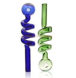 Pyrex Oil Burner Dab Rig Spiral Bubble Bongs Bowl Diameter Ball Balancer Fittings Smoking Accessories