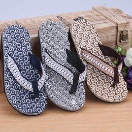 2021 Slippers Men Home Summer Comfortable Massage Flip Flops Shoes Sandals Male Slipper Indoor & Outdoor Flip-Flops