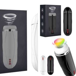Nxy Automatic Aircraft Cup Male Masturbation Vibration Absorber Real Vagina Sex Machine Device Toy Adult Porn Shop 0114