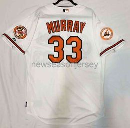 Stitched retro jersey EDDIE MURRAY COOL BASE JERSEY Men Women Youth Baseball Jersey XS-5XL 6XL