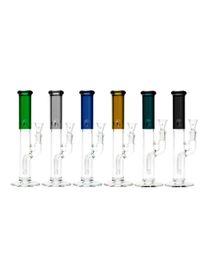 New Unique RR Premium Glass Bong Water Hookah Smoking Pipe 12inch height 5MM thickness 18.8mm female joint with bowl can put the logo