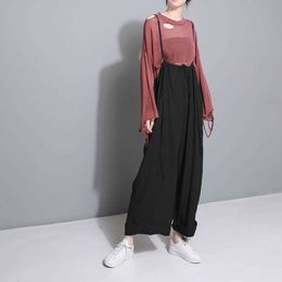 VANOVICH Pantaloni lunghi da donna Wild Casaul tinta unita estivi in cotone stile coreano moda femminile 210615
