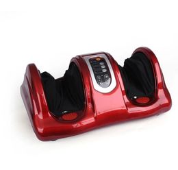 220V Electric Heating Foot Body Massager Remote Control Shiatsu Kneading Rolling Vibration Machine Calf Leg Pain Relief Tools