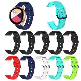 20mm 22mm Silicone Band for Samsung Galaxy Watch 42mm Active 2 40 44mm Gear S2 Soft Sport Watchband Strap for Huami Amazfit 2 HUAWEI WATCH GT 46MM