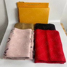 Wholesale designer knitted scarf Coarse plush high-precision weaving Classic warm womens shawl fashion men's scarves with box size:30cm*180cm
