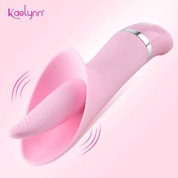 Powerful Tongue Massage Vibrator Licking G-spot Clitoris Stimulator Suck Clit Oral Blowjob Vibrators for Women Adults Sex Toys