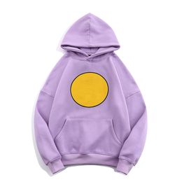 2023TOP winter Cotton Liner Smile face Simple Hoodies men Sweatshirts causal hot plain high quality popular O-Neck soft streetwear young man boy 107PQH