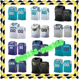 Custom Printed LaMelo 2 Ball Gordon 20 Hayward Miles 0 Bridges 3 Terry Rozier III Devonte 4 Graham Men Woman Kids Youth Basketball Jerseys