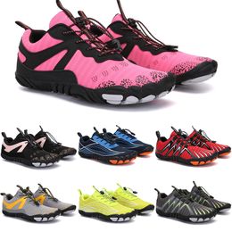 2021 Four Seasons Five Fingers Sports shoes Mountaineering Net Extreme Simple Running, Cycling, Hiking, green pink black Rock Climbing 35-45 color 123