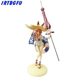 Fate/extra Order Caster Lancer Tamamo No Mae Girl Casual Wear Swimsuit Anime Figure Action Toy Pvc Model Collection