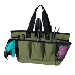 Garden Tool Bag Tote Storage With 11 Pockets Waterproof Gardening Organiser Kit Holder Pouch Bags