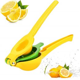 Multifunctional Lemon Juicer 2 in 1 Best Hand Held Aluminum alloy Lemon Orange Citrus Squeezer Press Fruits Kitchen tools 210406