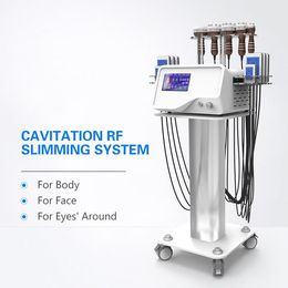 2021 Multifunctional 40K Ultrasound Cavitation Fat Loss Slimming Radio Frequency Beauty Equipment for Salon Skin Clinic Use