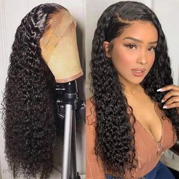Loose wave Hair for Women Synthetic Lace Front Wigs Long Kinky Curly Style High Temperature Fibre Wig Daily Used