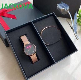 all the crime Luxury Womens Quartz Watches 32MM Fashion Rose Gold Lady Bracelets Watch Top quality nice model wristwatch Gift Montre Femme